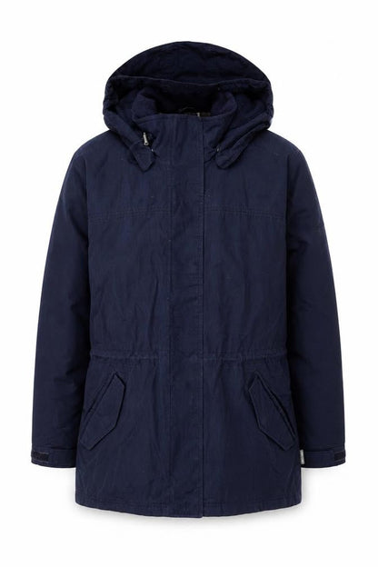 Pacific Trail Men’s Blue Hooded Parka Jacket M Waterproof Outdoor Coat