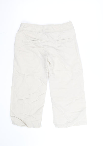 Dunnes Women Beige Size 8 Chino Bermuda Shorts 100% Cotton