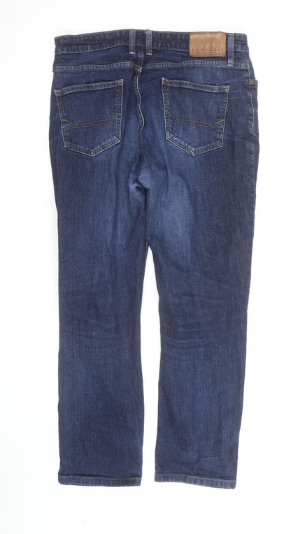 R.M. Williams Men's Blue Straight Jeans 34x32 Regular Fit Denim