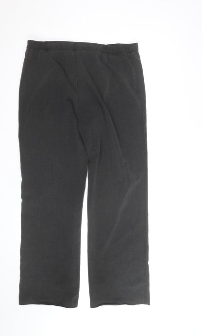 Debenhams Classics Women Black Size 12 Straight Leg Trousers