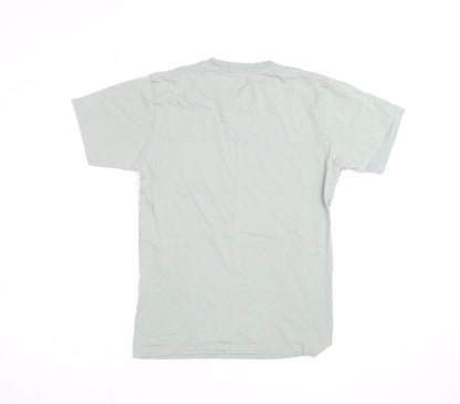Vans Men's Grey Crew Neck Cotton T-Shirt Size M Casual Skate Style