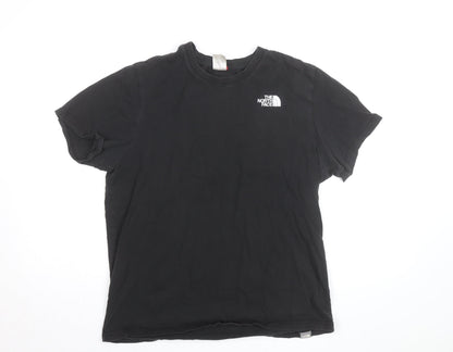 The North Face Men's Black Logo Graphic Cotton T-Shirt Size L