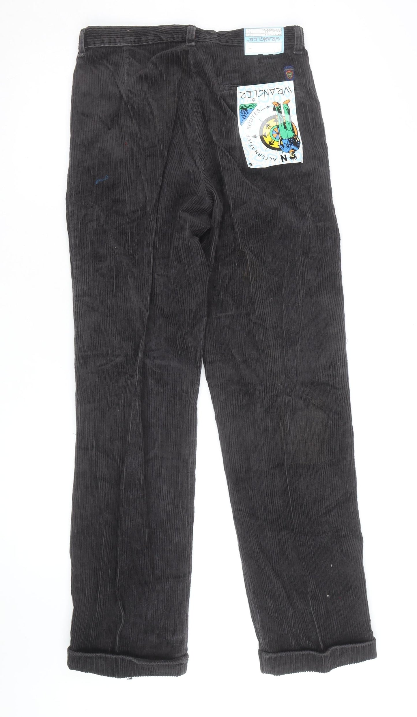 Wrangler Men's Black Corduroy Trousers 32W 31L Regular Fit
