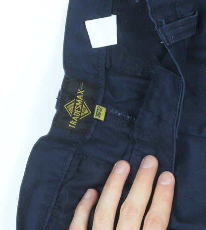 Tradesmax Pro Men's Blue Cargo Workwear Trousers 36W 32L