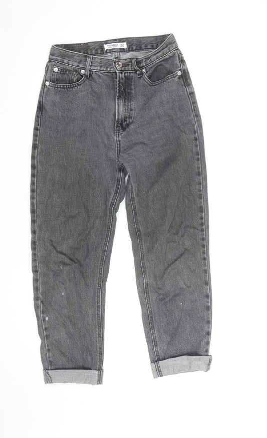 Pull&Bear Women’s Grey High Rise Mom Jeans Size 6