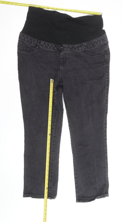 Dorothy Perkins Women’s Black Maternity Skinny Jeans Size 16