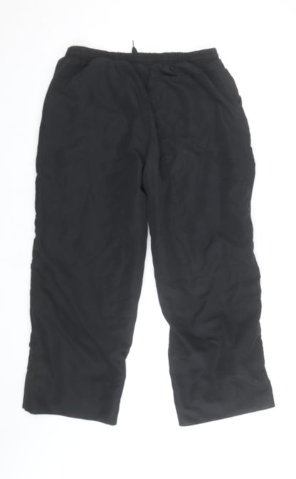 LA Gear Womens Black Size 14 Track Pants Activewear Trousers