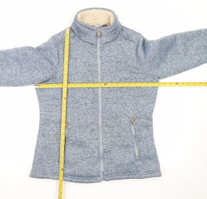 Regatta Women Blue Full Zip Fleece Jacket Size 16 Lined Outdoor