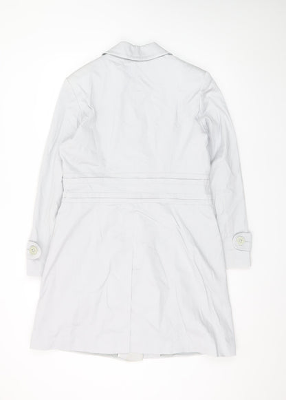 Marks and Spencer Women's White Size 14 Single-Breasted Suit Jacket
