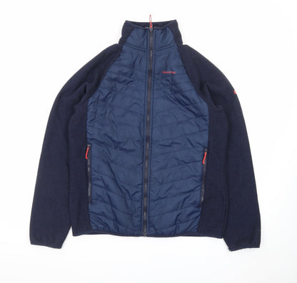 Craghoppers Men's Blue Full Zip Fleece Soft Shell Jacket Size M