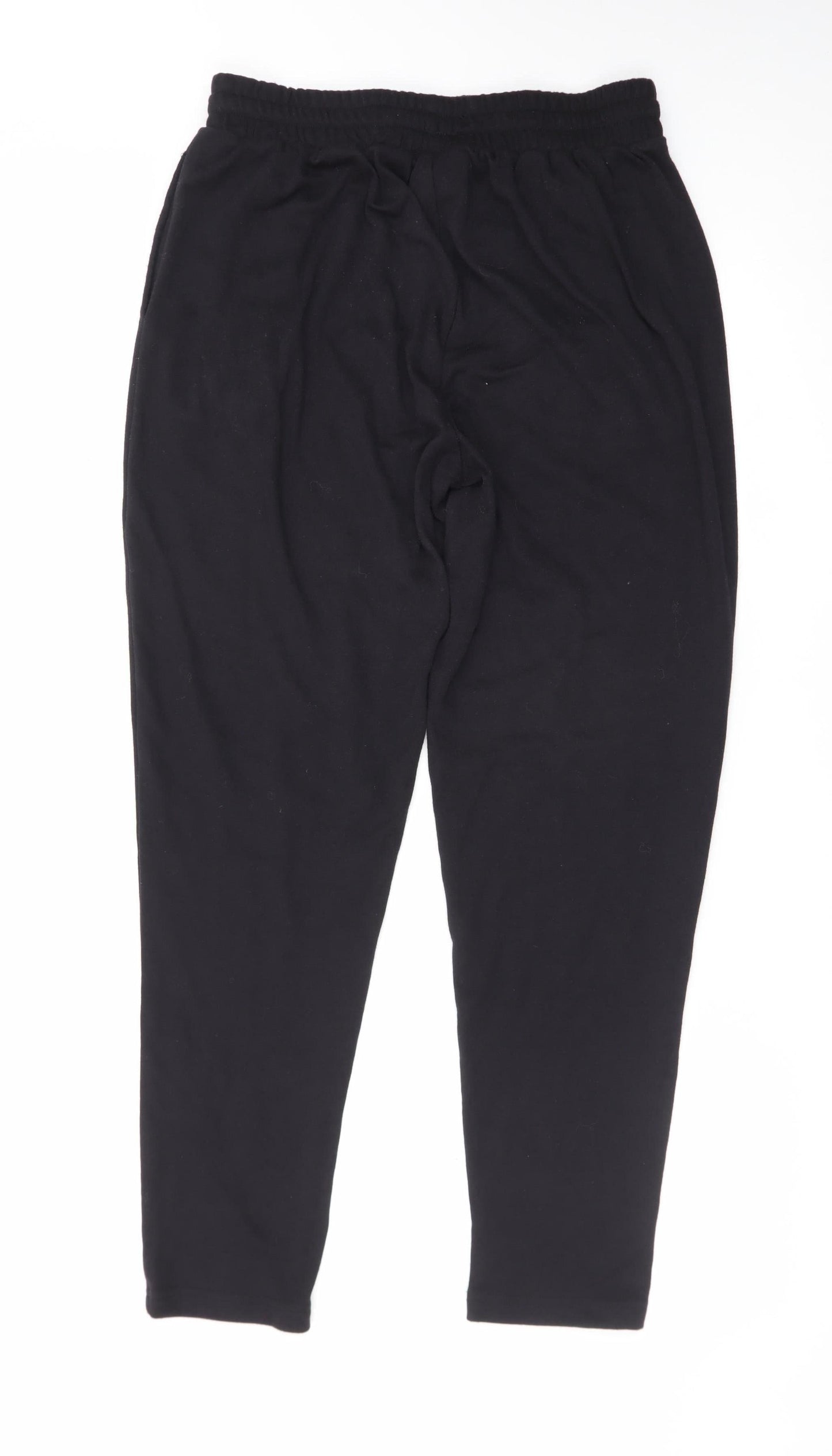 Slazenger Womens Black Jogger Trousers Size 10 Fleece Comfort Fit
