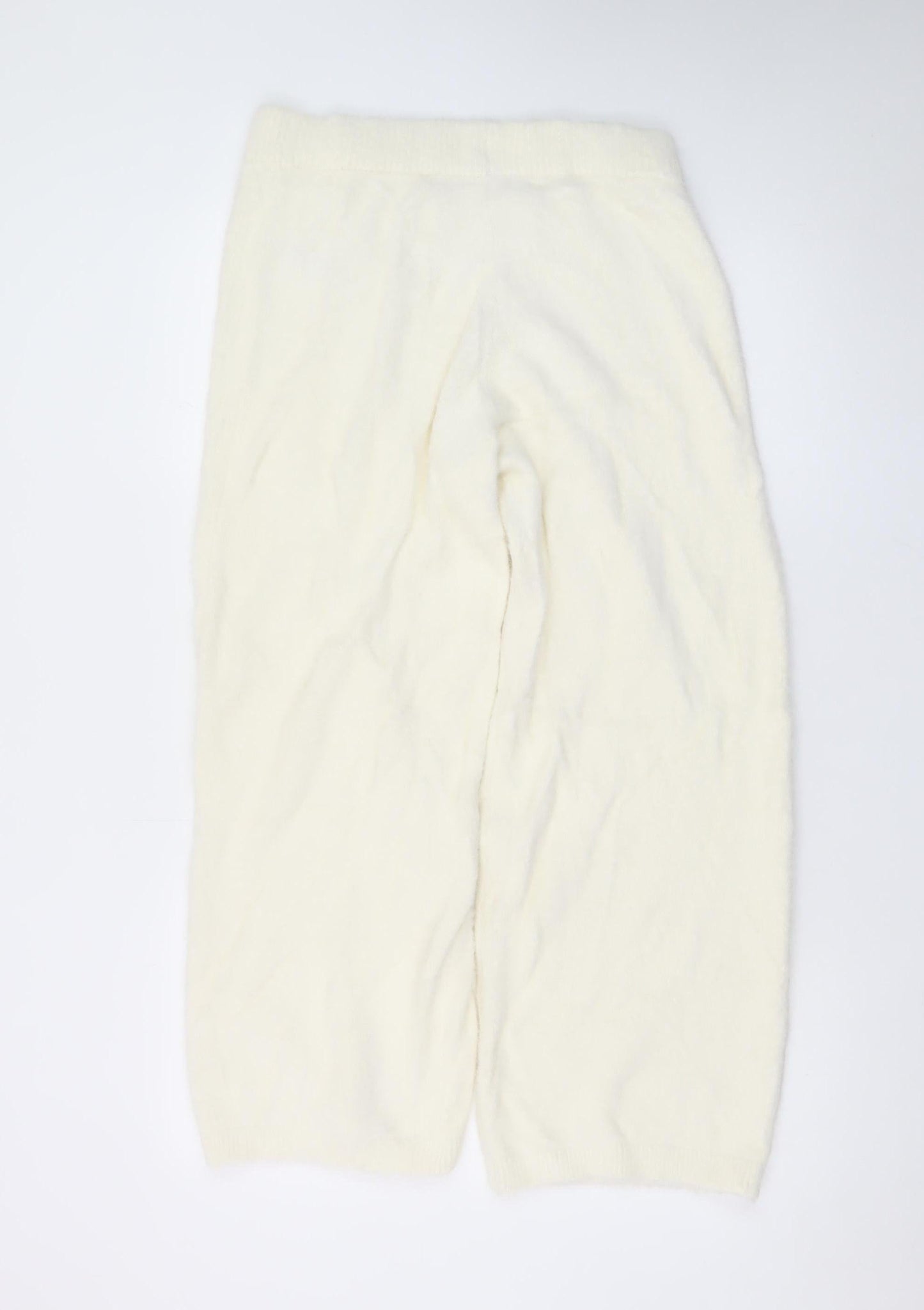 Marks and Spencer Ivory Knit Women's M Elastic Waist Lounge Sweatpants