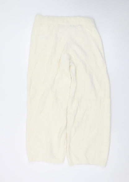 Marks and Spencer Ivory Knit Women's M Elastic Waist Lounge Sweatpants