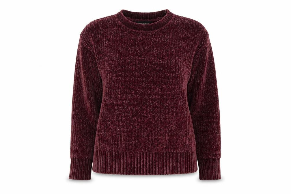 Dorothy Perkins Women’s Burgundy Knit Pullover Jumper UK 8