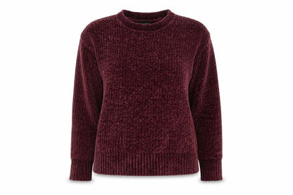 Dorothy Perkins Women’s Burgundy Knit Pullover Jumper UK 8
