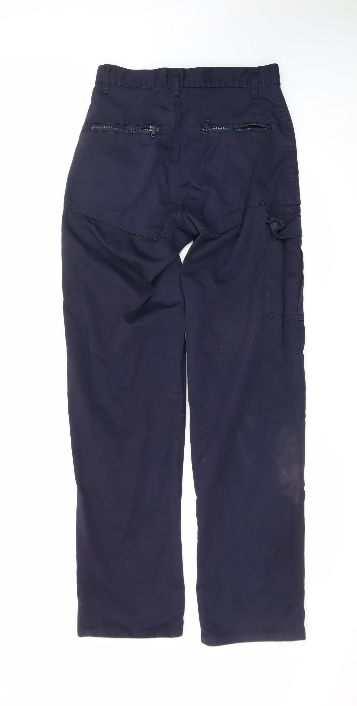 Portwest Men's Blue Cargo Workwear Trousers Size M 30W 36L