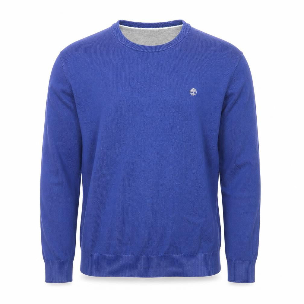 Timberland Men's Blue Cotton Crew Neck Pullover Jumper XL
