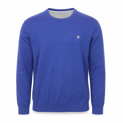 Timberland Men's Blue Cotton Crew Neck Pullover Jumper XL