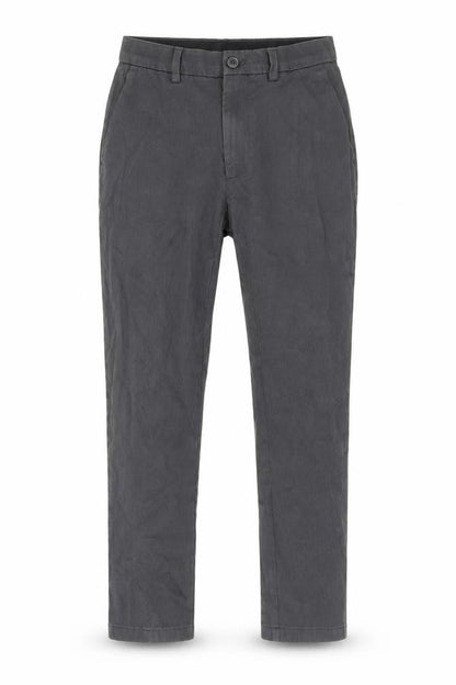Marks & Spencer Men's Grey Slim Fit Cotton Chino Trousers 30W 29L