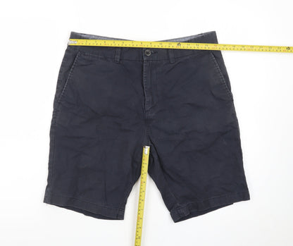 Next Men's Black Chino Shorts 32 Regular Waist Casual Summer Wear