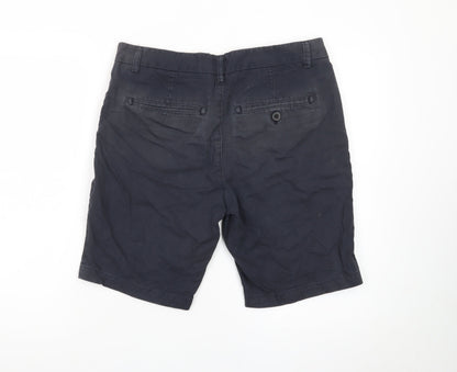 Next Men's Black Chino Shorts 32 Regular Waist Casual Summer Wear