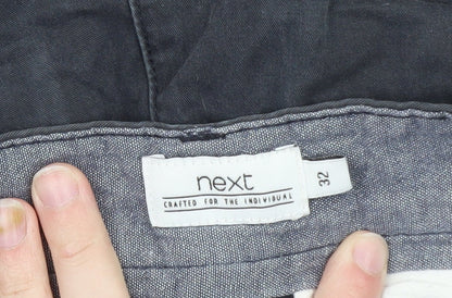 Next Men's Black Chino Shorts 32 Regular Waist Casual Summer Wear