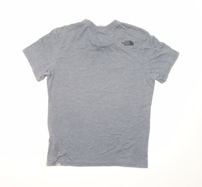 The North Face Men's Grey Short Sleeve Crew Neck T-Shirt Size M