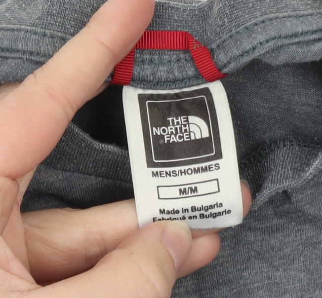 The North Face Men's Grey Short Sleeve Crew Neck T-Shirt Size M