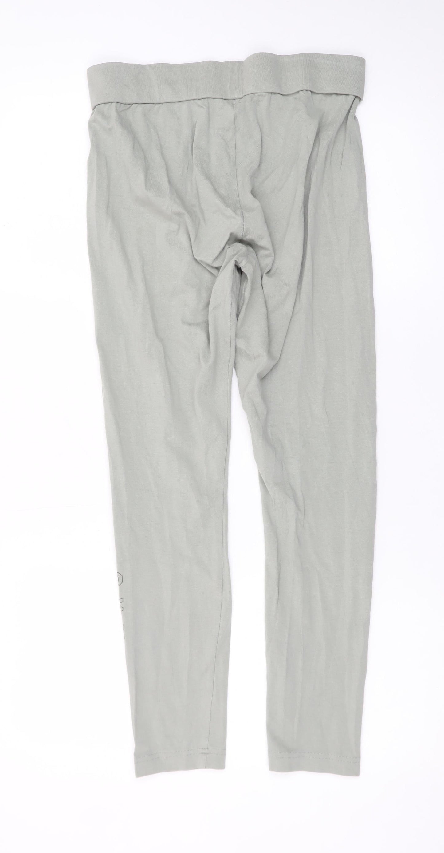 Gym King Women's Grey Cotton Stretch Leggings Size 14