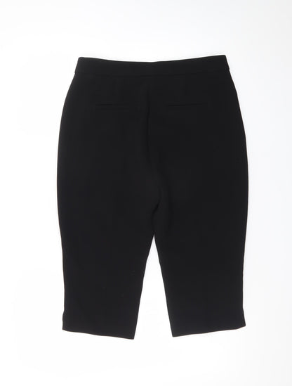 Marks and Spencer Women’s Black Chino Shorts Size 10 Regular