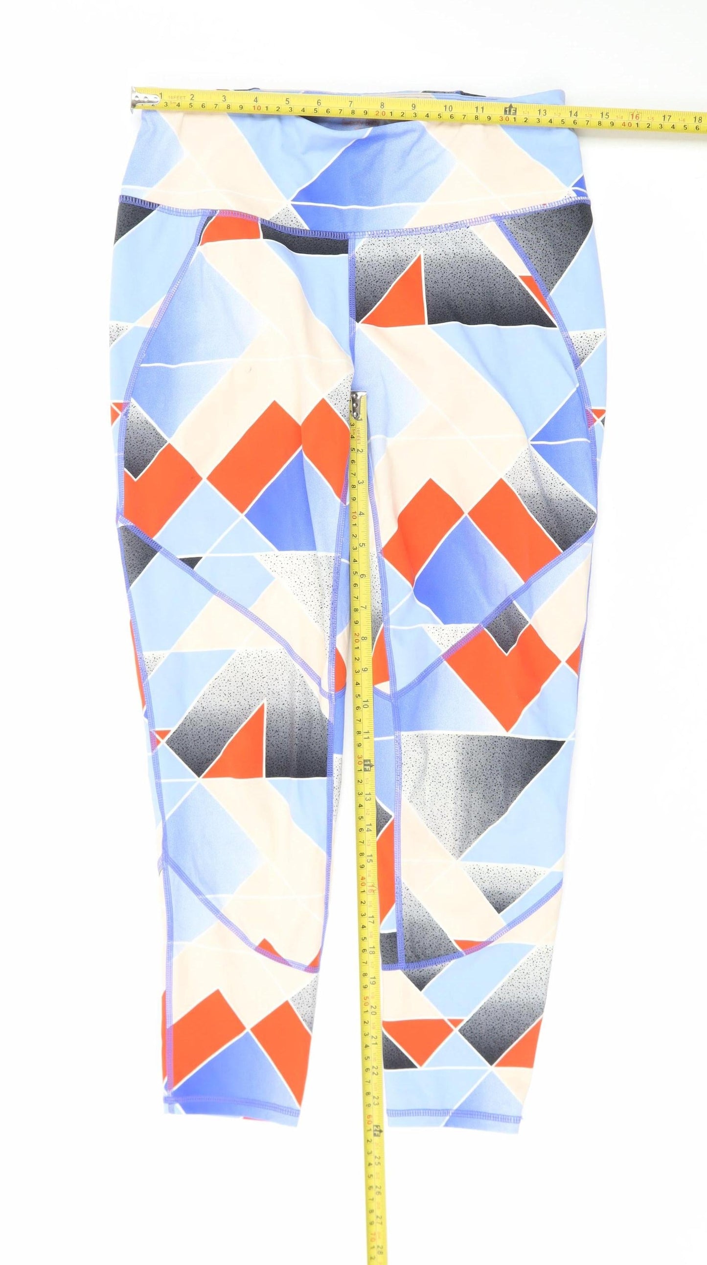 Sweaty Betty Women’s Multicoloured Geometric Capri Leggings Size M