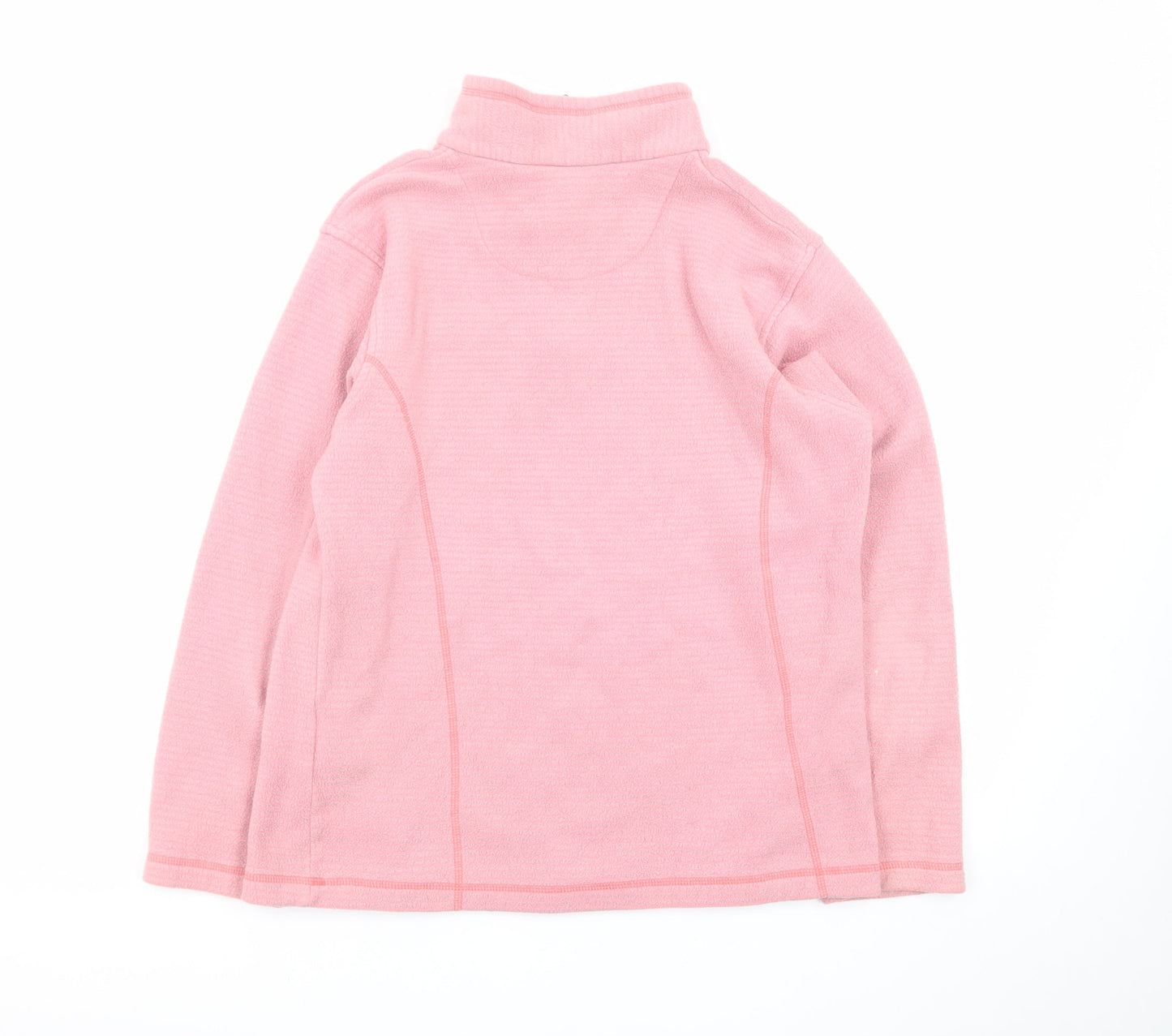 Regatta Women Pink Fleece 1/4 Zip Pullover Sweatshirt UK 14