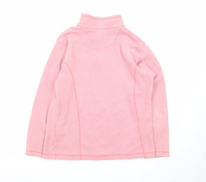 Regatta Women Pink Fleece 1/4 Zip Pullover Sweatshirt UK 14
