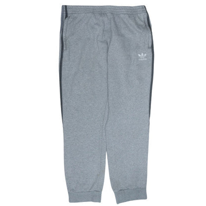 Adidas Men's Grey XL Jogger Sweatpants Tapered Cotton Blend