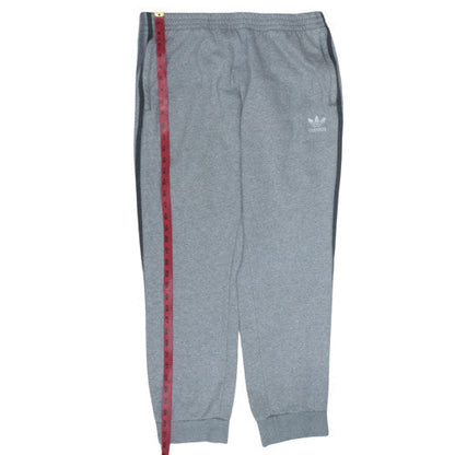 Adidas Men's Grey XL Jogger Sweatpants Tapered Cotton Blend