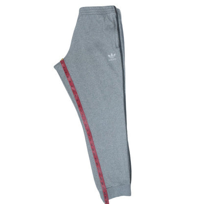 Adidas Men's Grey XL Jogger Sweatpants Tapered Cotton Blend