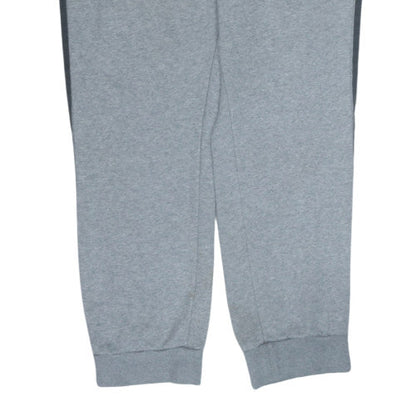 Adidas Men's Grey XL Jogger Sweatpants Tapered Cotton Blend