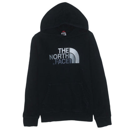 The North Face Boys Black XL Pullover Hoodie 100% Cotton Logo Sweatshirt