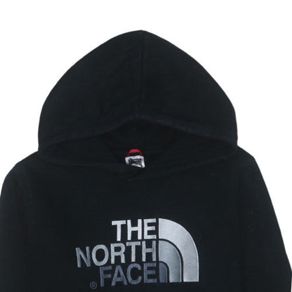 The North Face Boys Black XL Pullover Hoodie 100% Cotton Logo Sweatshirt
