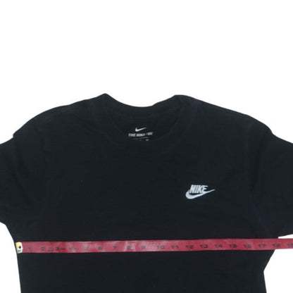 Nike Men's Black Crew Neck Short Sleeve Cotton T-Shirt Size S