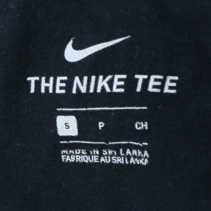 Nike Men's Black Crew Neck Short Sleeve Cotton T-Shirt Size S
