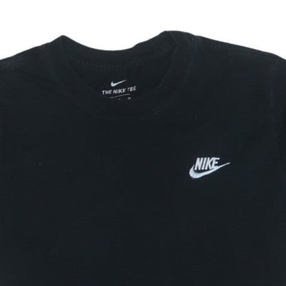 Nike Men's Black Crew Neck Short Sleeve Cotton T-Shirt Size S