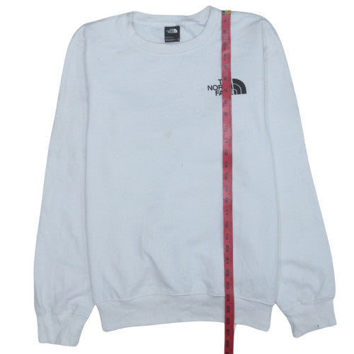 The North Face Men's White M Pullover Sweatshirt Outdoor Crew Neck