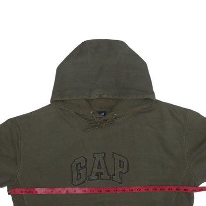 GAP Men's Green Logo Pullover Hoodie Size L Regular Fit