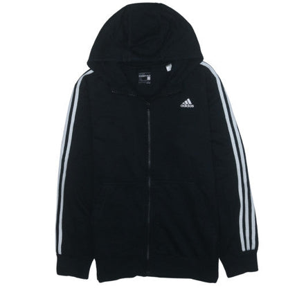 adidas Men's Black XL Full Zip Hoodie Sports Essentials