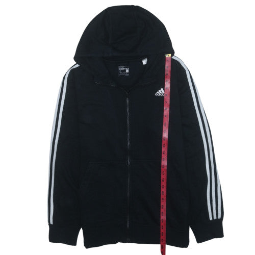 adidas Men's Black XL Full Zip Hoodie Sports Essentials