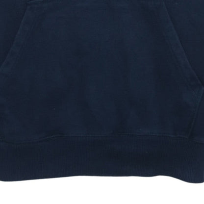 Nike Mens Blue Pullover Hoodie Size M Regular Fit Fleece Sweatshirt