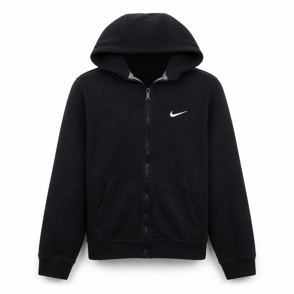 Nike Men's Black Full Zip Hoodie M Fleece Sportswear