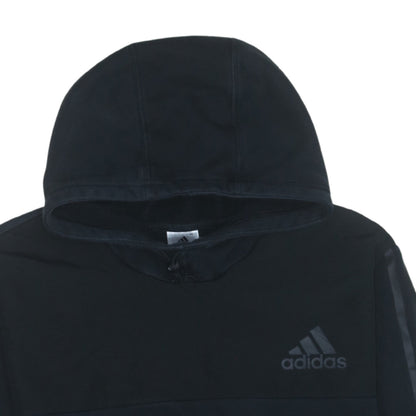 Adidas Mens Black XL Pullover Hoodie Fleece Sportswear