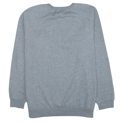 Adidas Men's Grey XL Trefoil Logo Pullover Sweatshirt